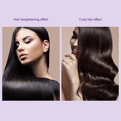 Mini Adjustable Hair Straightener Hot Comb