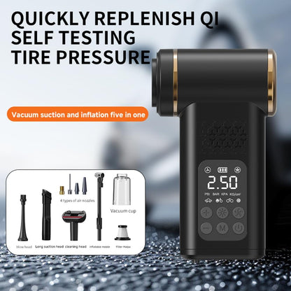 5-in-1 Cordless Vacuum Cleaner With Tire Pump